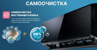 Настенный внутренний блок мульти-сплит системы Centek CT-66AMWM-H12/4R3B(HE)