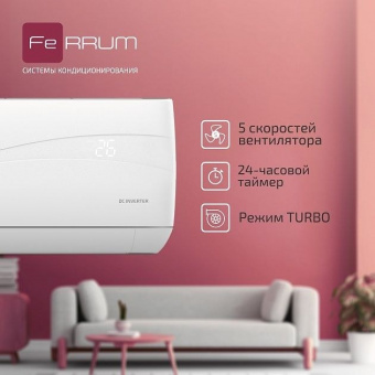 Настенный кондиционер Ferrum Titan iFIS24VR1/iFOS24VR1-LE