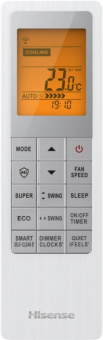 Настенный внутренний блок мульти-сплит системы Hisense VIBE PRO CHAMPAGNE MULTI AMS-12UW4RWUHD00(C)