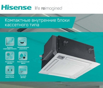 Кассетная VRF система 2-2,9 кВт Hisense AVC-09URCSAB
