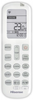 Настенный внутренний блок мульти-сплит системы Hisense Premium AMS-09UR4SVETG67(R) SILVER FM R32