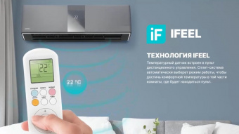 Настенный внутренний блок мульти-сплит системы Centek CT-66AMWM-H12/4R3B(HG)