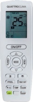 Настенный кондиционер QUATTROCLIMA Lanterna QV-LA09WBE/QN-LA09WBE